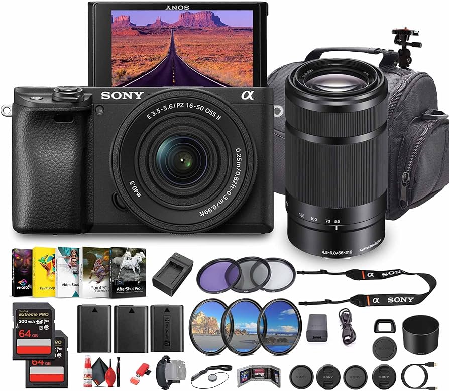 Amazon.com : Sony Alpha a6100 Mirrorless Camera with 16-50mm OSS