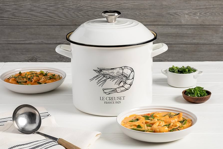 Amazon.com: Le Creuset Enamel On Steel Traditional Shrimp Stockpot
