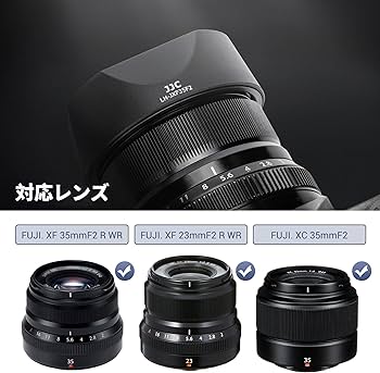 Amazon | JJC LH-XF35-2 レンズフード 富士フィルム Fujifilm Fujinon