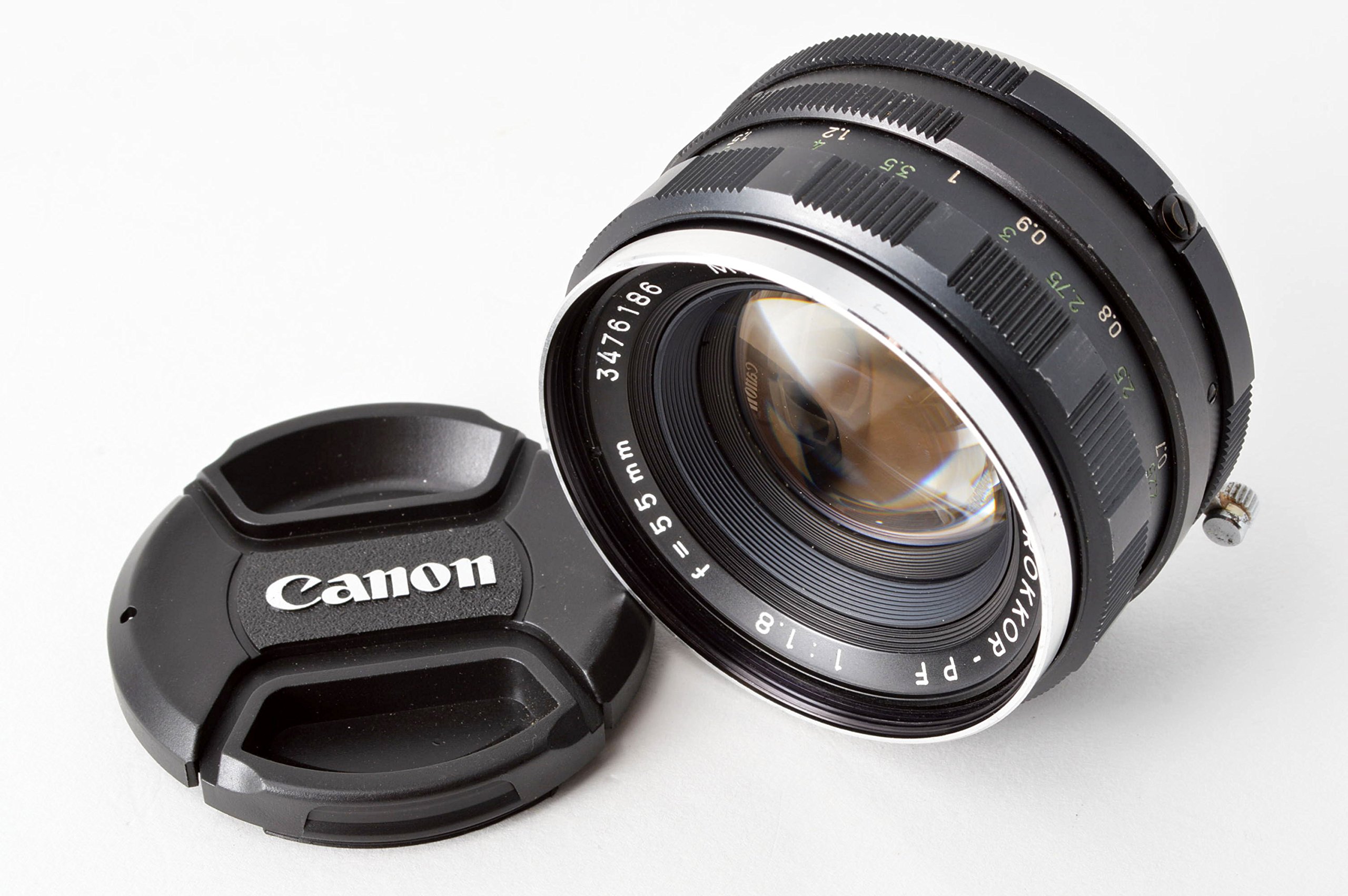 Amazon.co.jp: Minolta AUTO ROKKOR-PF 55mm f1.8 : 家電＆カメラ