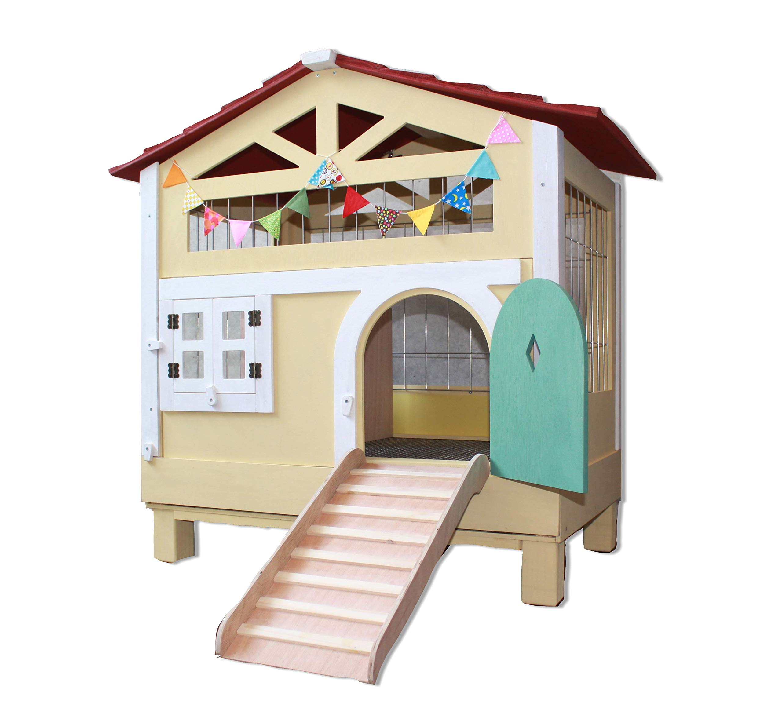 Amazon | もちつき うさぎ用ケージ 壱番館 北欧デザインペットハウス