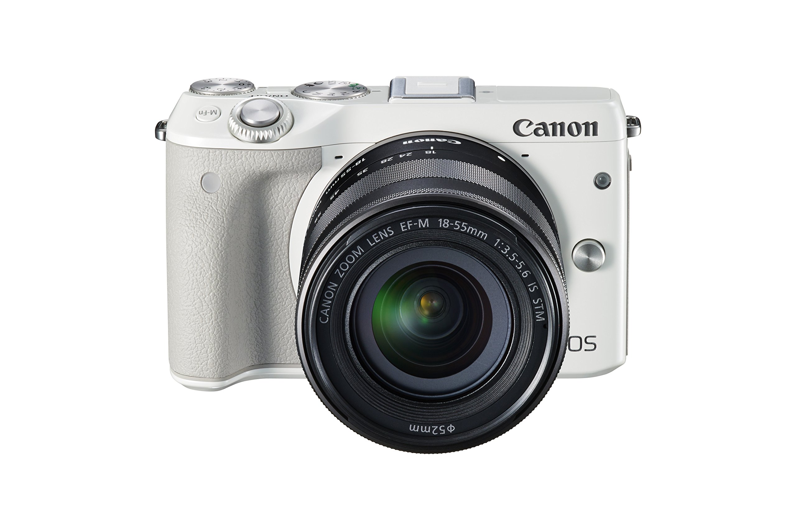 Amazon Canada: Canon EOS M3 18-55 White Mirrorless Camera Kit with