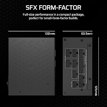 Amazon.com: CORSAIR SF850 (2024) Fully Modular SFX Low Noise 80