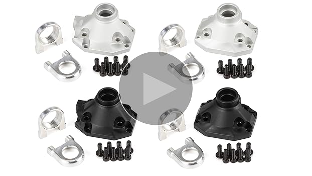 Amazon.com: Aluminum Front Rear Diff Cover Bearing Retainers Third