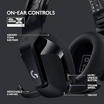 Amazon.com: Logitech G733 Lightspeed Wireless Gaming Headset