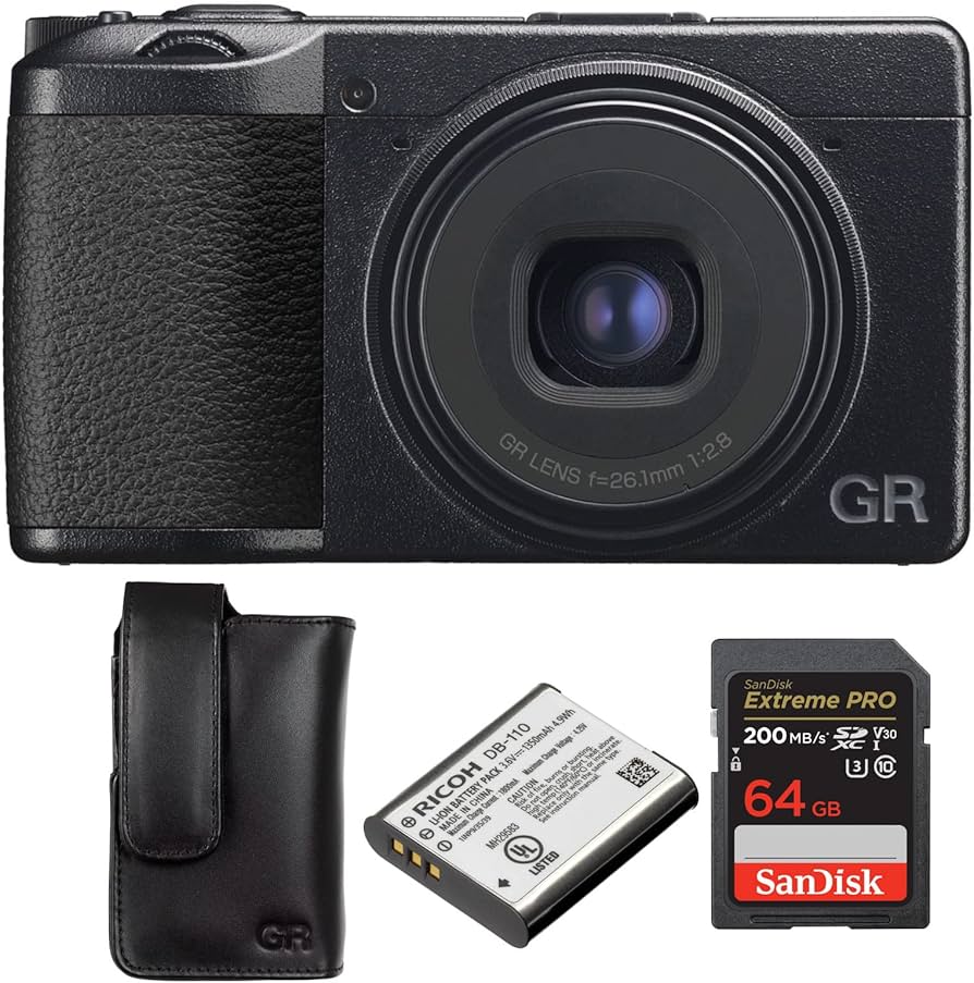 Amazon.com : Ricoh GR IIIx Digital Camera with Soft Case