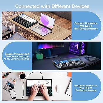 Amazon | Kwumsy K2ポータブルモニター分割画面キーボード12.6インチ