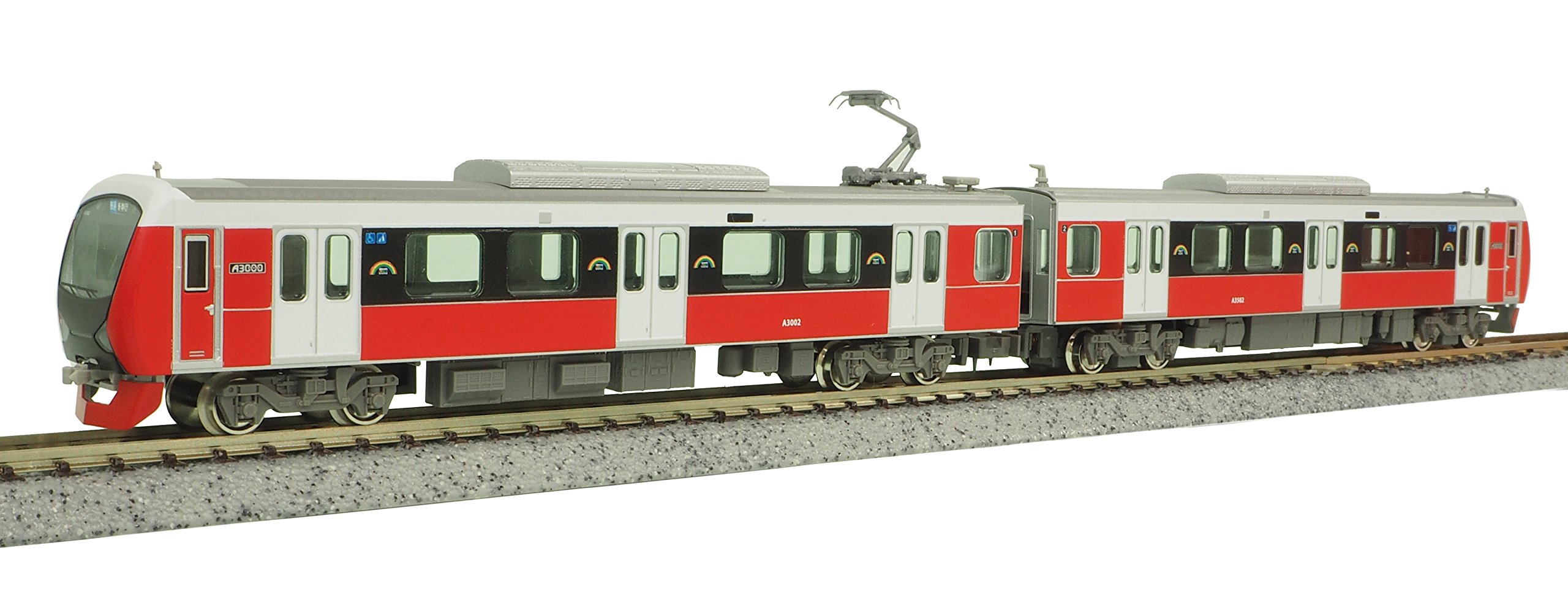 Amazon | グリーンマックス Nゲージ 静岡鉄道A3000形 パッションレッド
