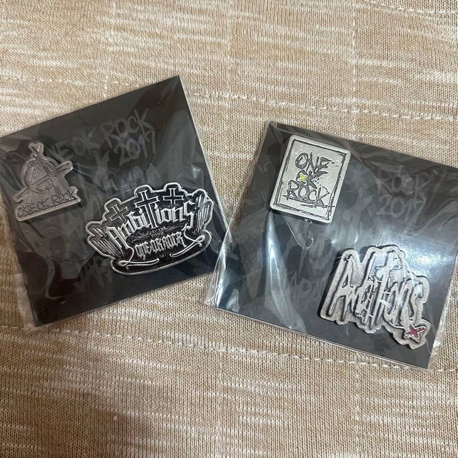 Amazon | ONE OK ROCK ワンオク グッズ 2017 Ambitions ピンバッジ