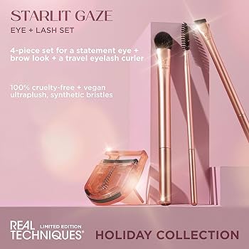 Amazon.com: Real Techniques Starlit Gaze Eye + Lash 4 Piece