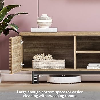 Amazon.com: BELLEZE Fluted TV Stand for TV up to 75