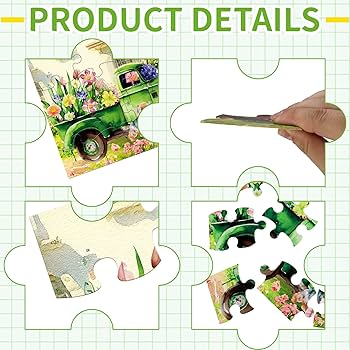 Amazon | Liliful 6パック 16ピース 大型パズル 高齢者向け 木製認知症