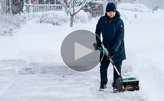 Amazon.co.jp: 電動除雪機 雪かき 除雪スコップ 6000mAh 大容量
