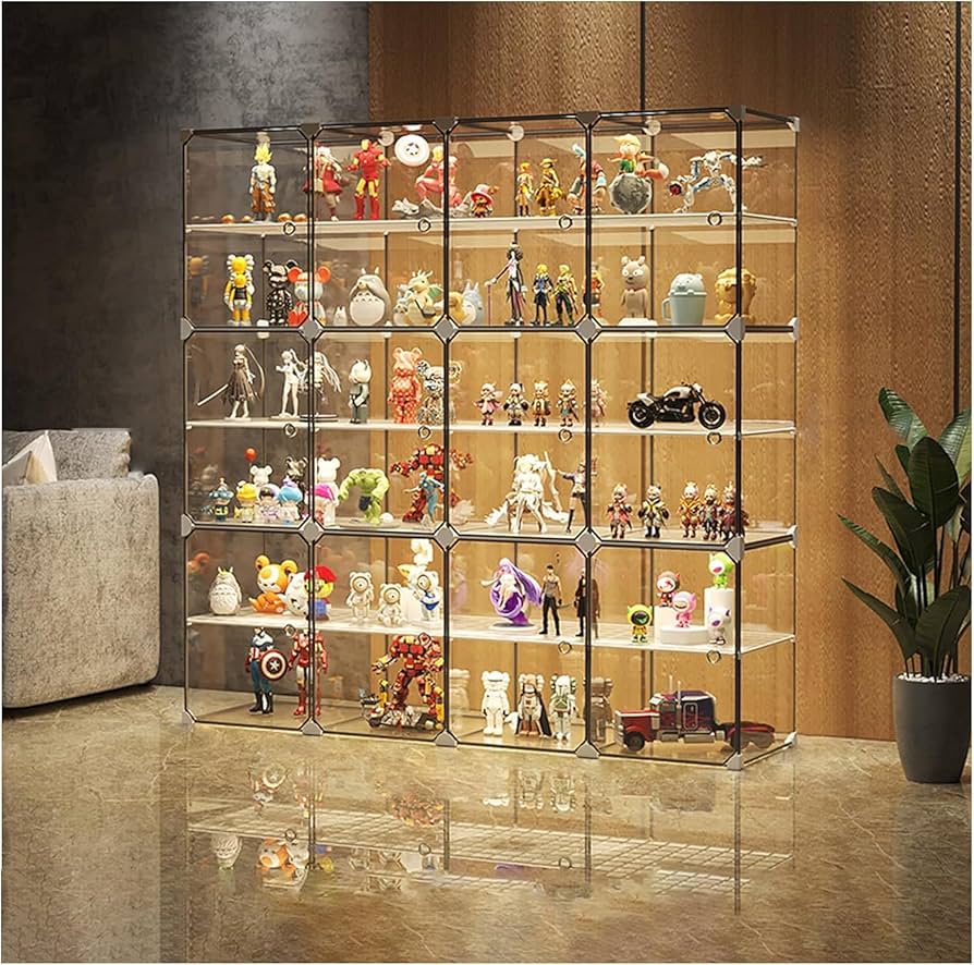 Amazon.co.jp: フィギュアラック 大容量 フィギュアケース