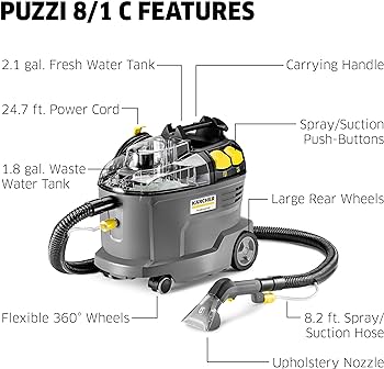 Amazon.com: Kärcher Commercial Carpet Extractor - Puzzi 8/1 C