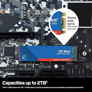 Amazon | WDS100T3B0B [WD Blue SA510 SATA SSD（1TB M.2(2280) SATA