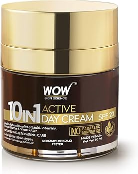 Amazon.com: WOW 10 in 1 Active Miracle Day Cream with SPF 15 PA++
