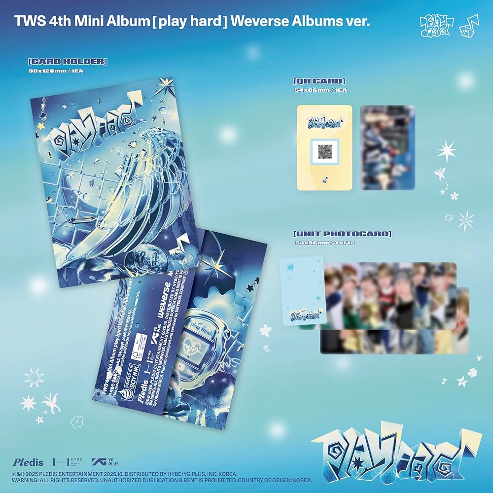 Amazon.co.jp: TWS [Play hard] (Weverse Albums Ver.)（韓国盤