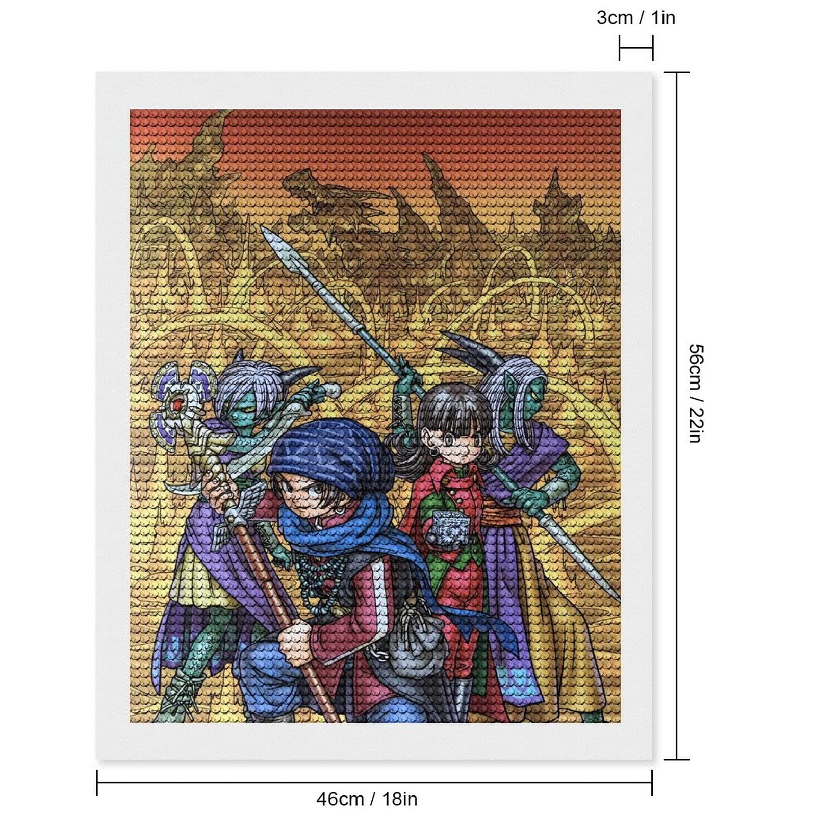 Amazon.co.jp: Dragon Quest ドラゴンクエスト 5D ダイヤモンドアート