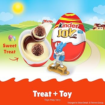Amazon.com : Kinder Joy Eggs, Treat Plus Toy, Chocolatey Wafer
