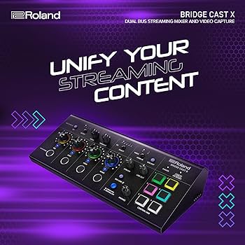 Amazon.co.jp: Roland BRIDGE CAST X デュアルバスゲーミングミキサー