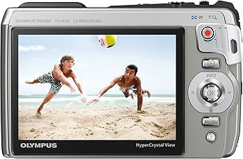 Amazon | OLYMPUS デジタルカメラ TG-820 シルバー 10m防水 2m耐落下