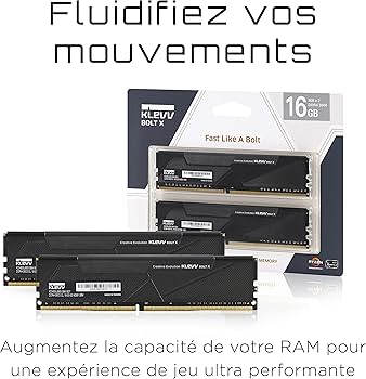 KLEVV Bolt X DDR4 16GB (2x8GB) 3600MHz CL18 1.35V Gaming Desktop