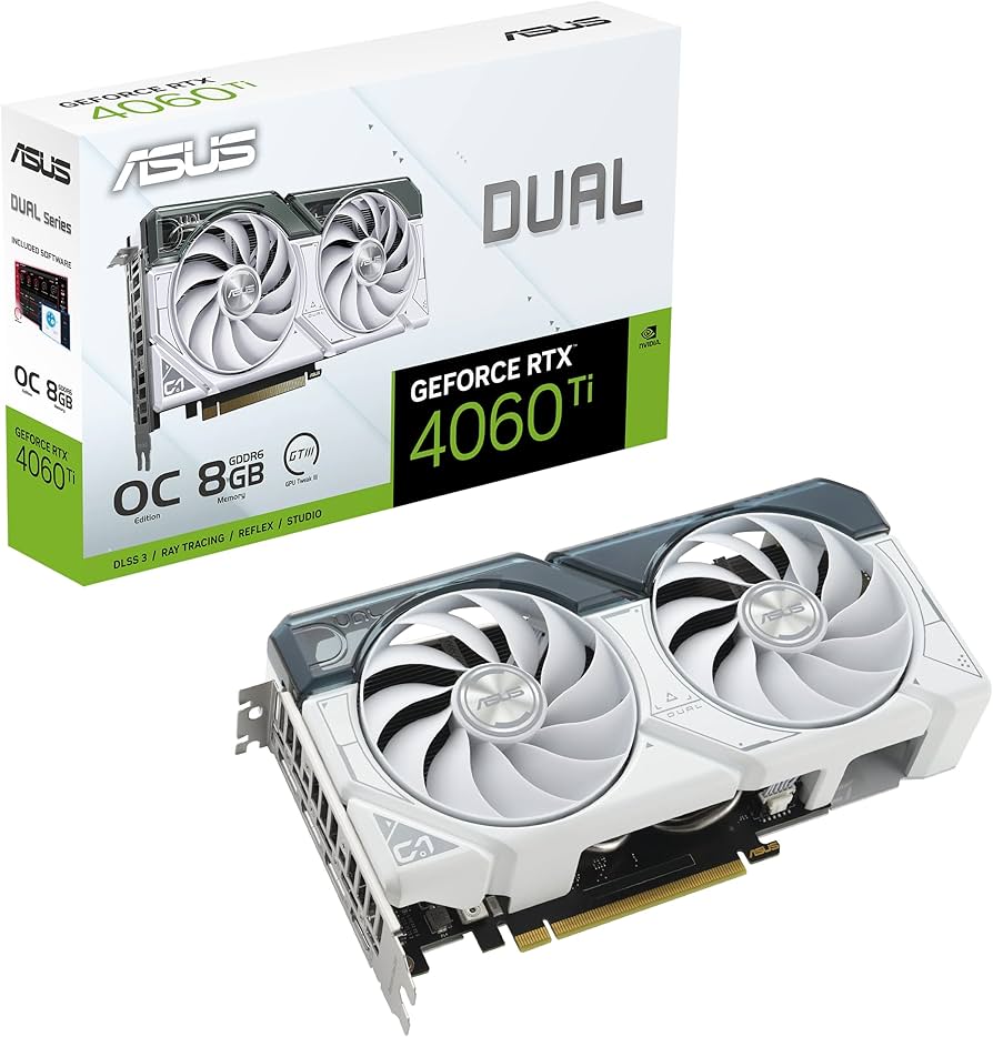 Amazon.com: ASUS Dual GeForce RTX™ 4060 Ti White OC Edition 8GB