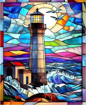 Amazon.com: DIYDECORFUN Lighthouse Diamond Art Kits for Adults,DIY