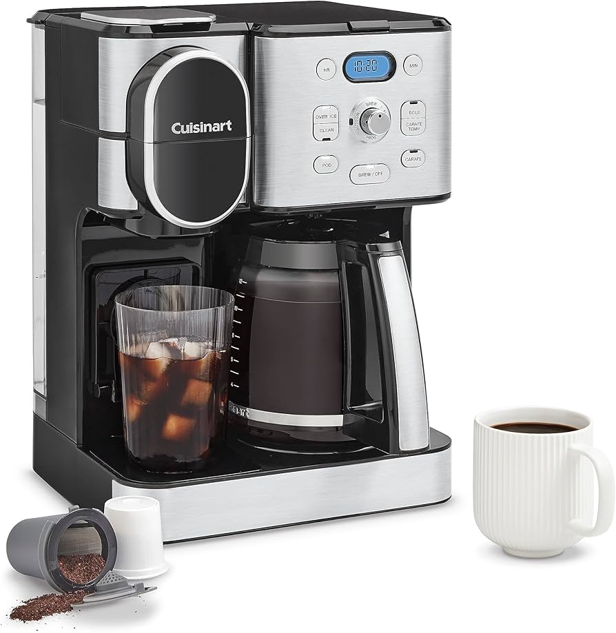 Amazon.com: Cuisinart 12-Cup Coffee Maker, Single-Serve Brewer