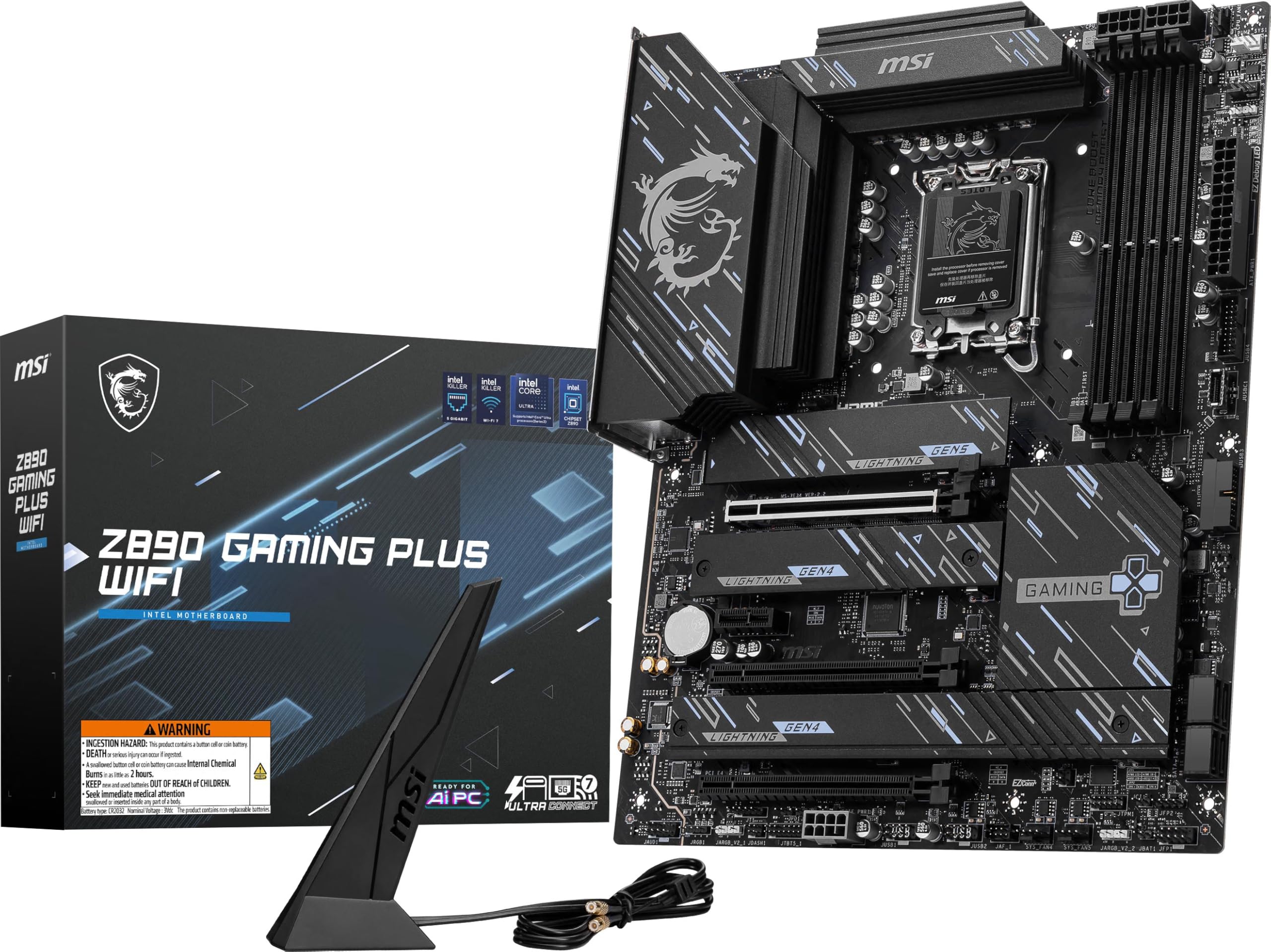 Amazon.com: MSI Z890 Gaming Plus WiFi Gaming Motherboard (Supports