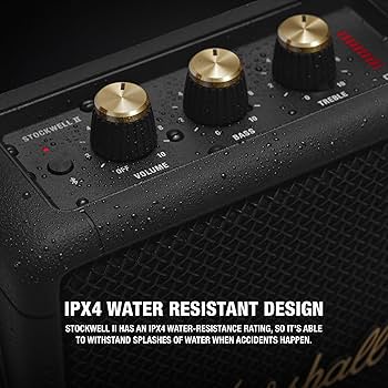 Amazon.co.jp: Marshall ワイヤレスポータブルスピーカー STOCKWELLII