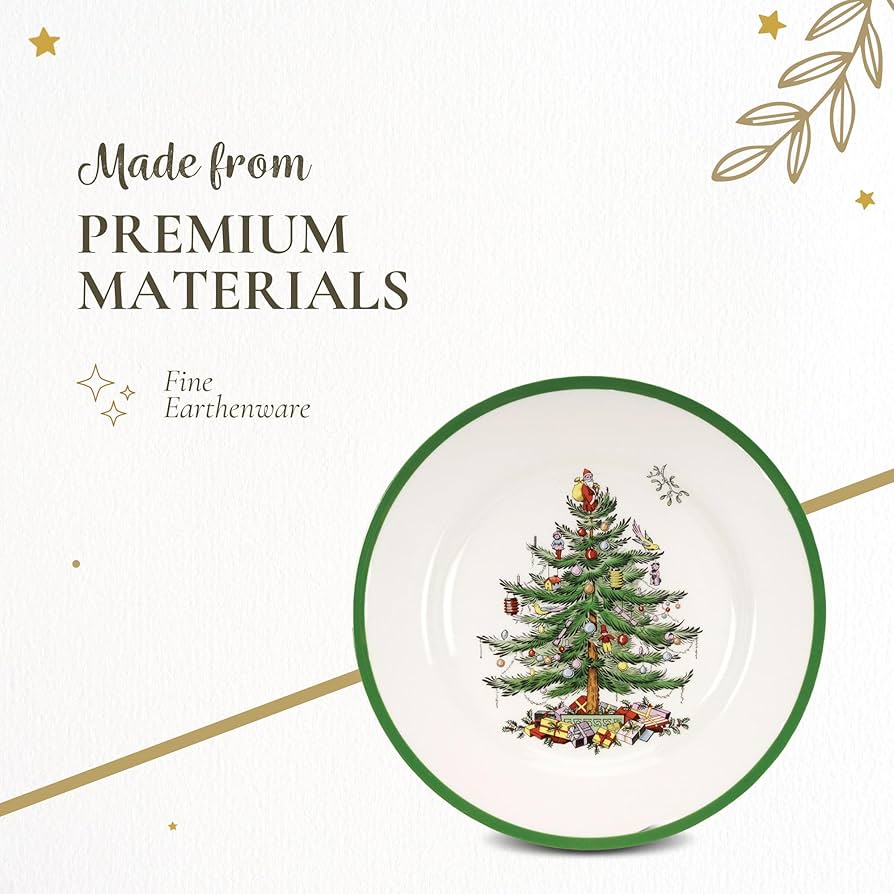 Amazon.co.jp: Spode クリスマスツリー 10.5インチ ディナープレート