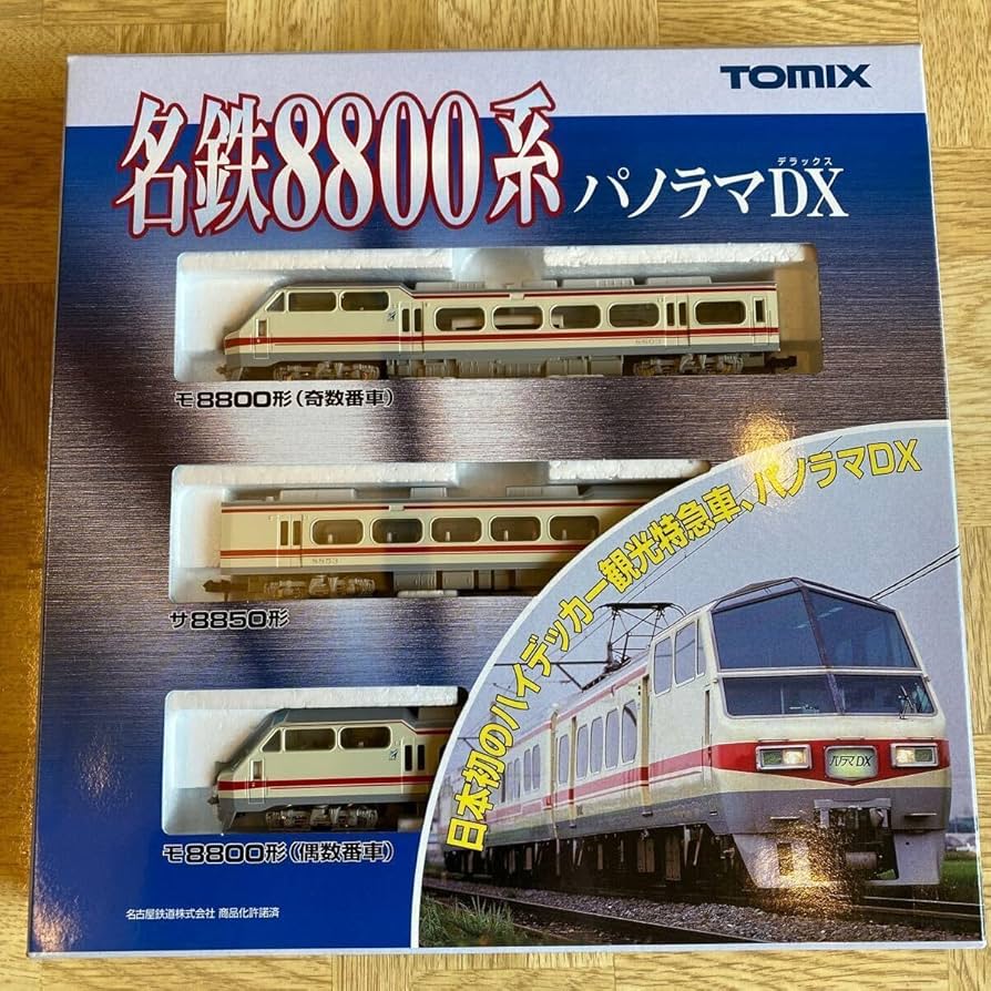 Amazon.co.jp: トミックス トミックス 名鉄 8800系 パノラマDX 3両