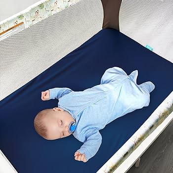 Amazon.com: 4 Pack Pack and Play Fitted Sheets, Compatible with