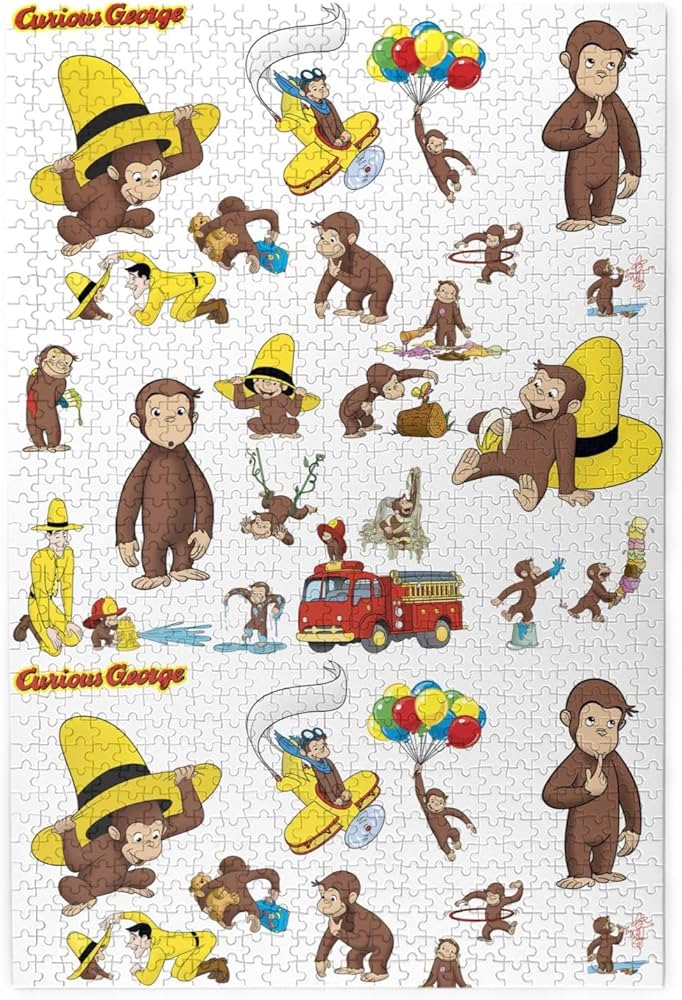 Amazon.co.jp: おさるのジョージ ジグソーパズル 1000ピース ギフト