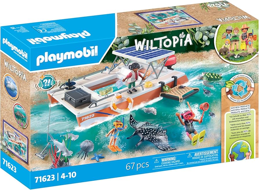 Amazon.com: Playmobil Wiltopia: Coral Reef Examination : Toys & Games