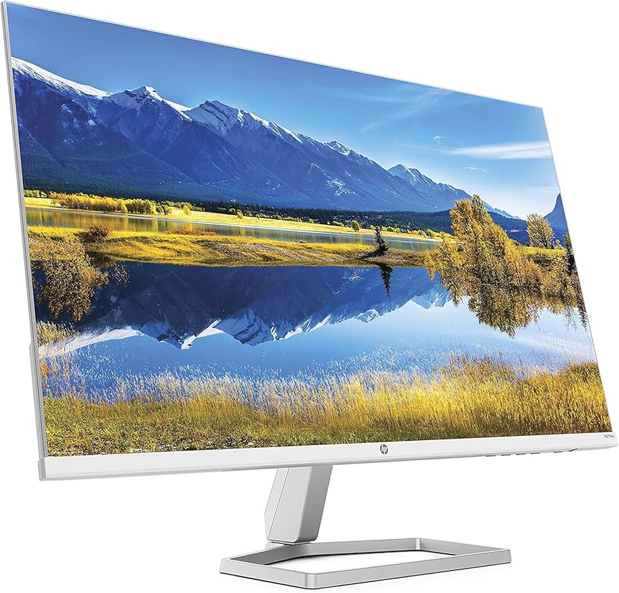 HP M27fwa 27-in FHD IPS LED Backlit Monitor with Audio White Color