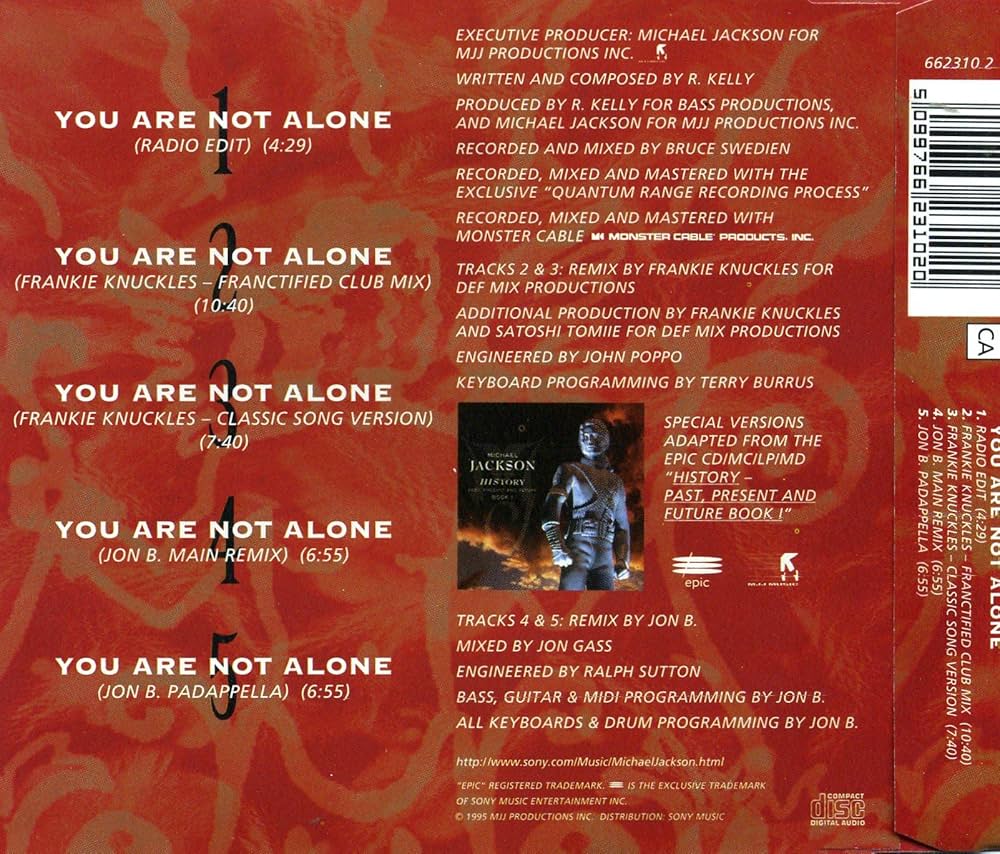 Michael Jackson - You Are Not Alone [Import] - Amazon.com Music