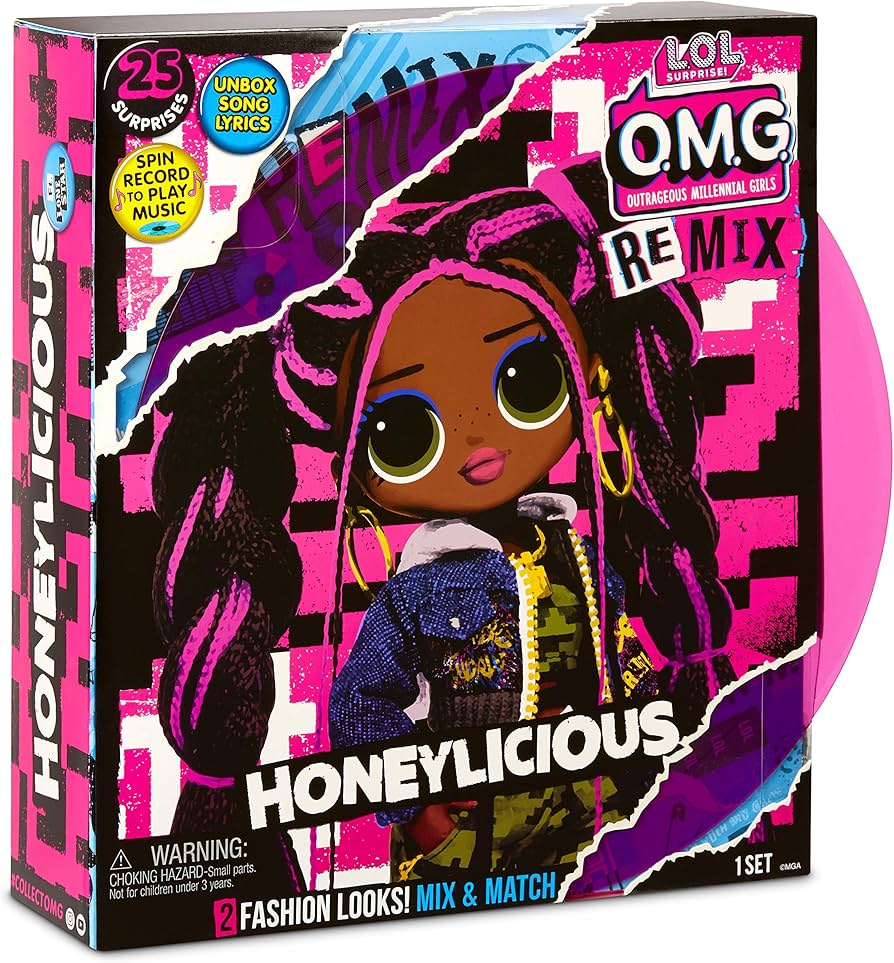 L.O.L. SURPRISE OMG NEW REMIX (HONEYLICIOUS) : Amazon.com.br