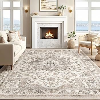 Amazon.com: Vintage Living Room Area Rug 9x12 - Large Soft