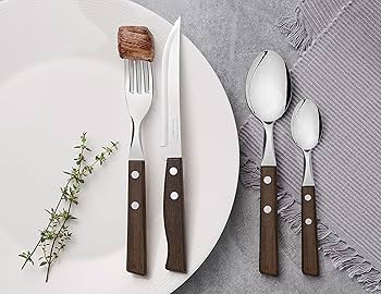 よしえ TRAMONTINA 軽量カトラリー16点入り2個セット Amazon.com