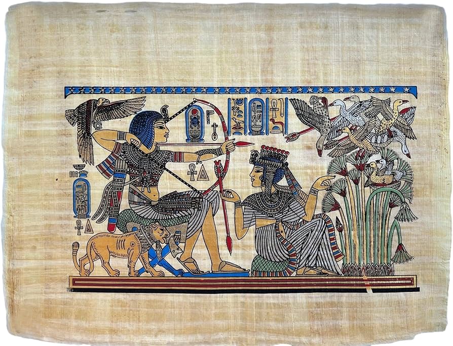 Amazon.co.jp: ツタンカーメン王と妻の狩猟鳥 – エジプトオリジナル