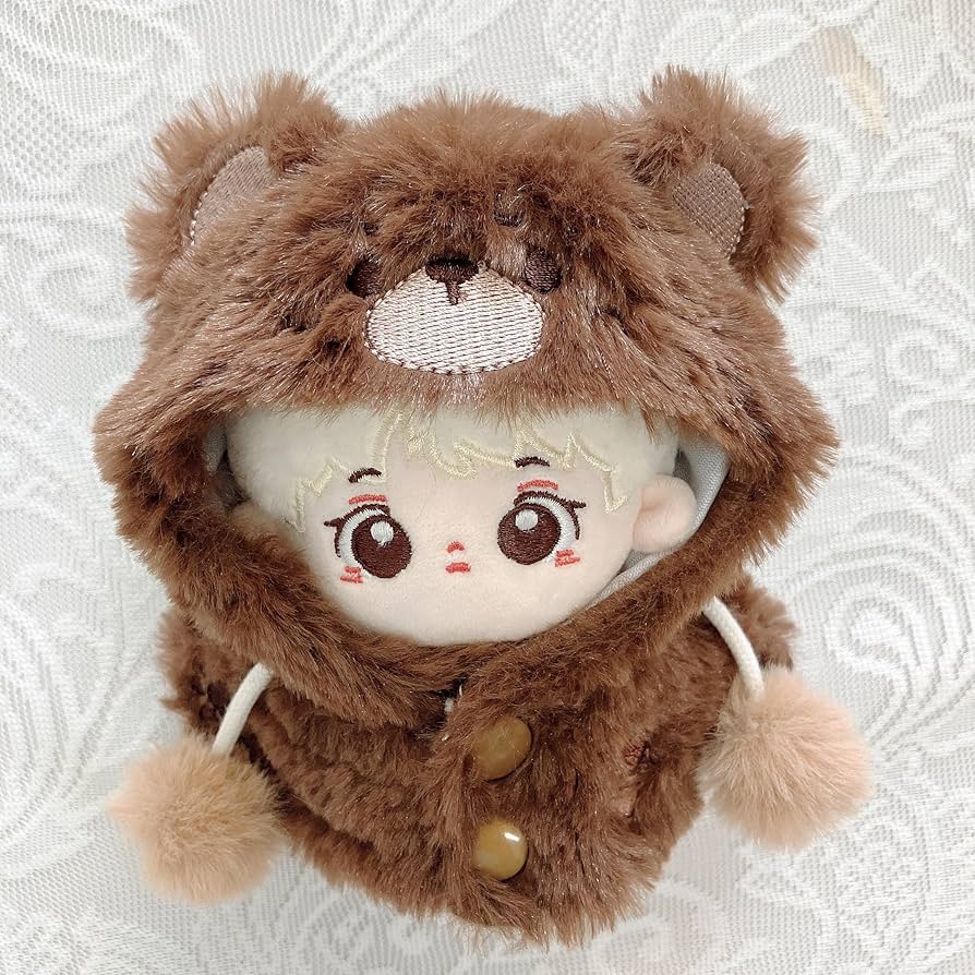 Amazon.co.jp: ぬいぐるみ用 着ぐるみ 10cm用 ぬい服 綿人形の服 くま