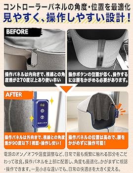 Amazon | パネルヒーター デスク下 足元ヒーター 360°全包囲+底面発熱