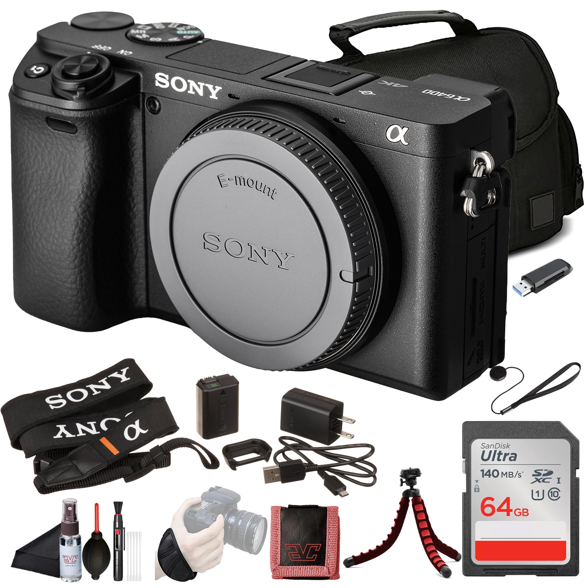 Amazon.com : Sony α6400 APS-C Mirrorless Camera (ILCE-6400/B