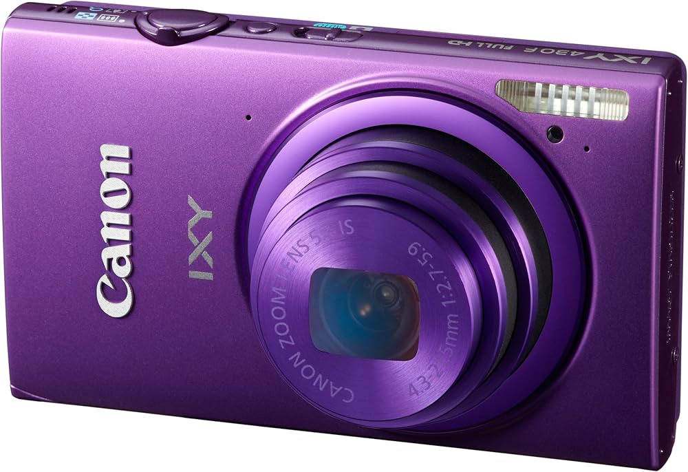 Amazon | Canon デジタルカメラ IXY 430F パープル 1600万画素 光学5倍