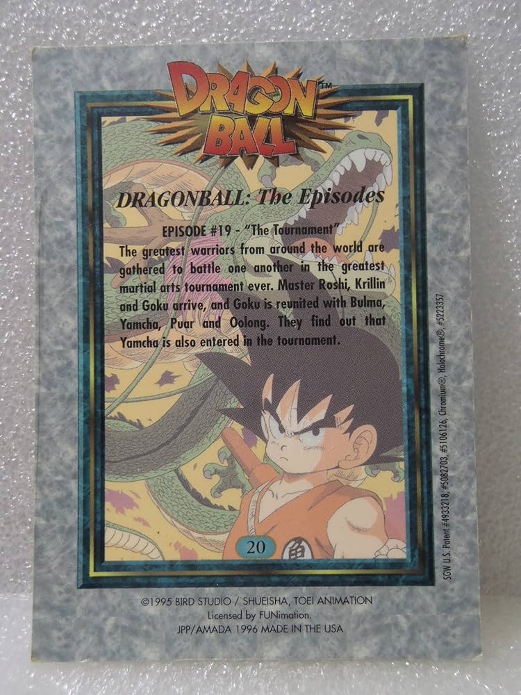 Amazon.co.jp: バンダイ (旧）ドラゴンボール カード キラ 1995 usa