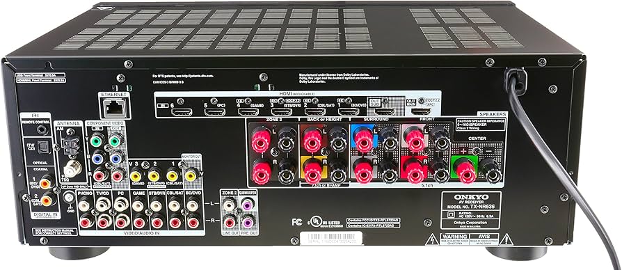 Amazon.co.jp: Onkyo TX-NR636 7.2-Ch Dolby Atmos Ready Network A/V