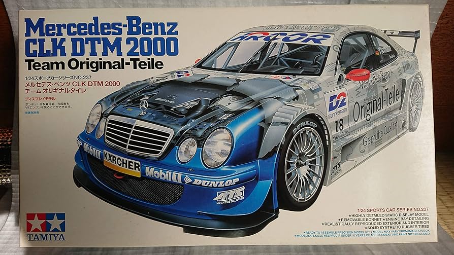 Amazon.com: Mercedes CLK DTM Original Teile Model Car 1/24 Tamiya